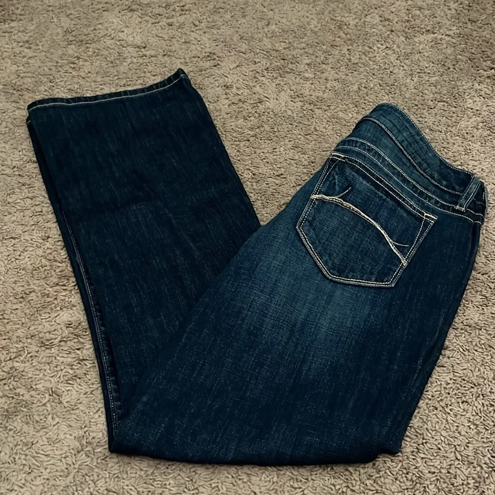 a.n.a dark boot cut jeans